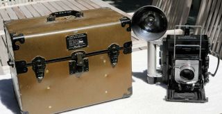 Usaf C - 6 4x5 Beseler Press Camera Kit Rare