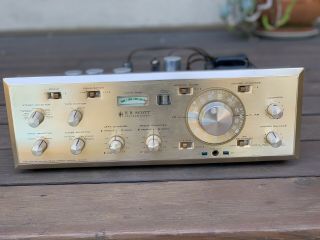 Vintage Scott 355 Stereo Tuner Preamp Should Be Serviced Tubes