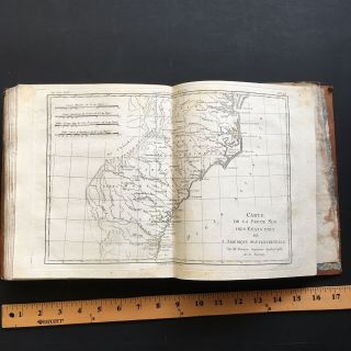 RARE 1780 COMPLETE WORLD ATLAS 50 MAPS AMERICA,  ASIA,  AFRICA,  TEXAS 12