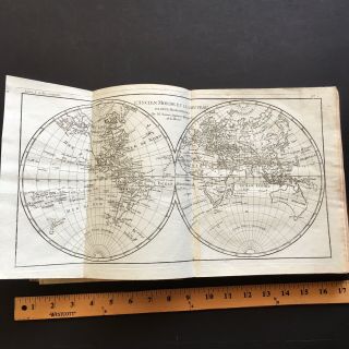 RARE 1780 COMPLETE WORLD ATLAS 50 MAPS AMERICA,  ASIA,  AFRICA,  TEXAS 2