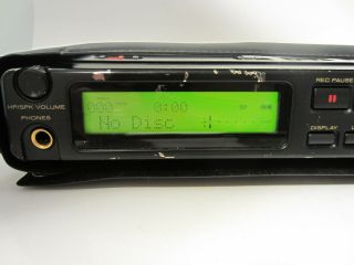 Vintage Marantz PMD - 650 Portable MiniDisc Player - Recorder w/ Soft Case & Strap 2