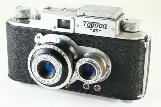 [rare Good] Toyocaflex 35 Tlr Camera W/ Owla Anastigmat 4.  5cm F/3.  5 Lens 5434