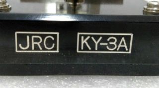 JRC Morse Key KY - 3A Telegraph Key KY - 3A Marine Ship Vintage Antique Key 4