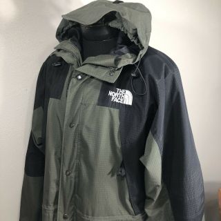 Vtg The North Face Jacket Hood Gore Tex Olive Coat 80s 90s Ski Tnf Tech 2xl Xxl
