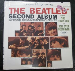 The Beatles Second Album Lp No Barcode Vintage Pressing