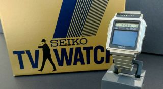 Vintage 1983 Seiko T001 - 5019 James Bond Tv Octopussy Mens Watch W/ Box