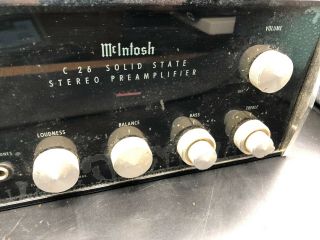 Vintage McIntosh C26 Preamplifier 2