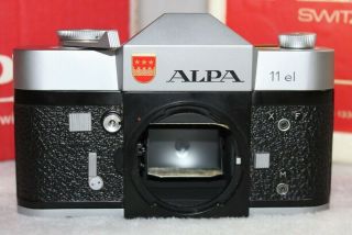 VERY RARE Alpa 11el SLR Camera Body BOX Inner Box NEAR 2