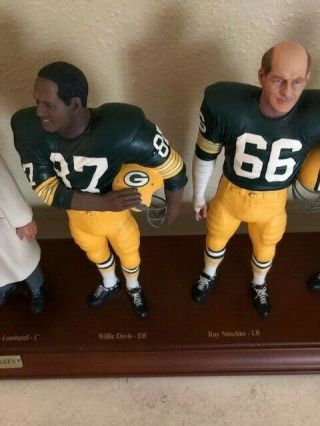 Green Bay Packers 1966 Champion Team Figurine Made By Danbury RARE 5
