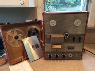 Vintage Ampex 601 Tube Reel - To - Reel Portable Tape Player / Recorder 71019d