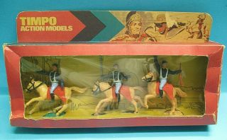Timpo Toys Ref.  No.  102 7th Us Cavalry Vintage 1974 Toy Soldier Boxed Set Rare