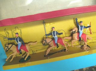 TIMPO TOYS ref.  no.  102 7th US CAVALRY VINTAGE 1974 TOY SOLDIER BOXED SET RARE 7