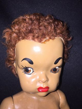 Very Rare Black Terri Lee Benjie,  Early Doll,  Pat Pending,  Tagged 12