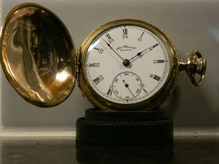 130 Year Old Waltham 18s 7j Hunter Case Pocket Watch From 1889 Running
