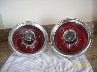 Ford Galaxie 500 Vintage Set Of 2 Tail Light Fixtures Sae - Tsdb 64 Fd