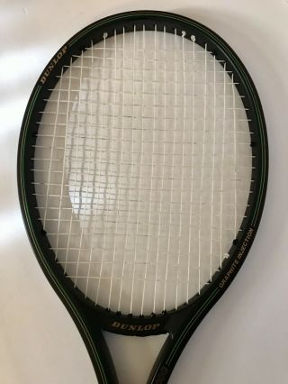 Vintage Dunlop Max 200G Tennis Racquet With Cover John McEnroe Graphite England 7