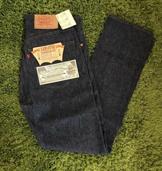 Vintage 1982 Levis 501 Jeans Button Fly USA Shrink to Fit 36 X 36 Rigid NWT Rare 2
