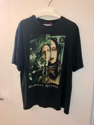 Vintage 90s Marilyn Manson Graphic T - Shirt Men’s Xl