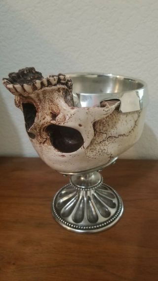 Alchemy Gothic Lord Byron Skull Goblet Rare