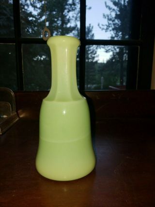 Vintage Jadeite toilet water bottle or cruet 2