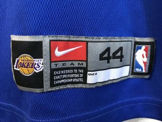 EUC Nike Lakers AUTHENTIC Kobe Bryant Throwback Jersey Sz 44 L Vintage MPLS 8 24 3