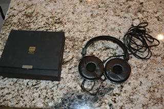 Vintage barely usedFostex T50 black over ear Headphones 2