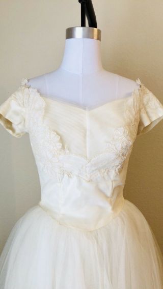 Vintage 50’s Cahill Of Beverly Hills Wedding Dress