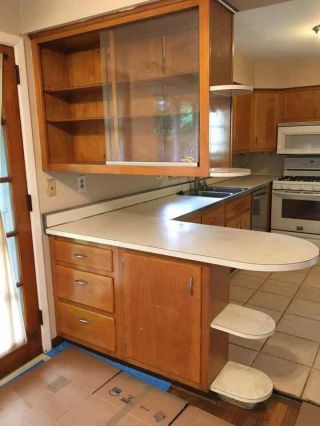 Vintage 1960 ' s Kitchen Cabinets 6
