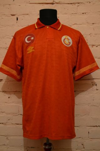 Vintage As Galatasaray Home Football Shirt 1993/1994 Soccer Jersey Umbro Turkey
