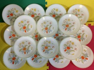 Vintage Set Of 18 Corelle Wildflower 10 - 1/4 " Dinner Plates