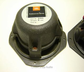 Vintage Alnico JBL 2105 Midrange Speakers / 8 Ohm / 27136,  30642 - - KT 5