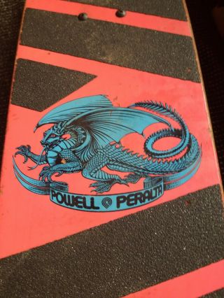 Powell Peralta 1981 Rodney Mullen Skateboard W Trac Trux And Powell Bones. 8