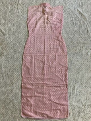 Vintage 1930s Chinese Pink Cotton Cheongsam Qipao Banner Dress Art Deco Print 6