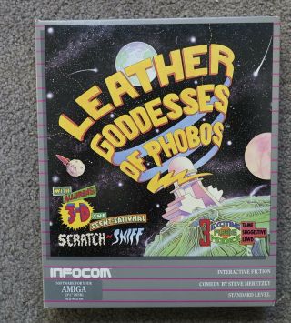 Leather Goddesses Of Phobos - Vintage Infocom Game For Amiga
