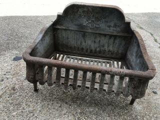 Antique Coal Grate Cast Iron Fireplace Insert Vintage Coal Basket Grate 1800s