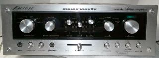 Marantz 1070 Vintage Console Stereo Amplifier Integrated Amp