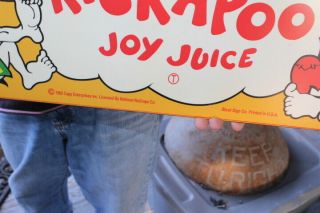 Vintage 1970 ' s Kickapoo Joy Juice Soda Pop Gas Station 24 