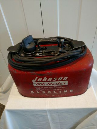 Vintage Johnson Mile Master 6 Gallon Outboard Gas Tank 3