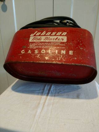 Vintage Johnson Mile Master 6 Gallon Outboard Gas Tank 4