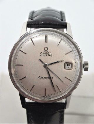 Vintage S/steel Omega Seamaster Automatic Watch 1960s Cal.  565 Exlnt Serviced