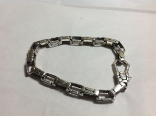 Rare Vintage John Hardy Sterling Silver Dots Link Bracelet 9.  5 Inches