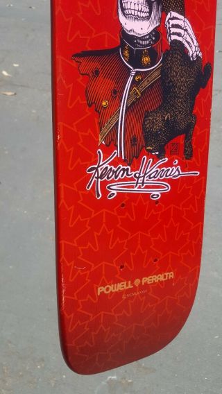 Vintage 1985 Powell Peralta Kevin Harris Freestyle Skateboard Deck NOS 10