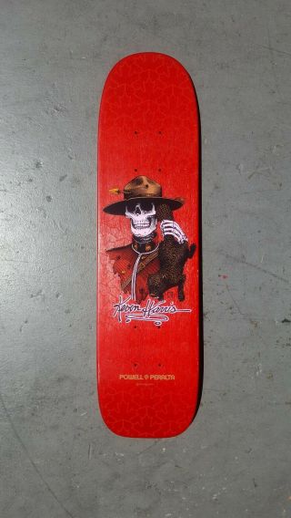 Vintage 1985 Powell Peralta Kevin Harris Freestyle Skateboard Deck Nos