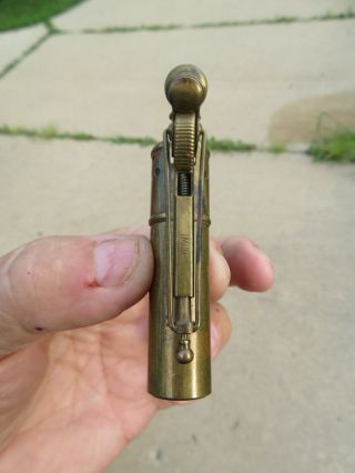Vintage 1930 IMCO 2200 LIGHTER WWII BRASS Trench Cigarette Lighter 5