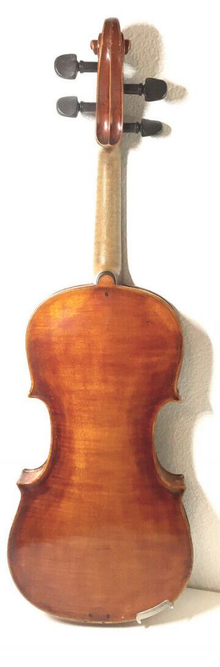 Antique Violin with E.  D.  Withers London label,  Case and Bows 2