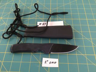 Mad Dog Custom Knife,  Ceramic,  Rare,  Ambidextrous Neck Sheath