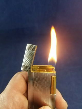 Im Corona Silver & Gold Pocket Lighter Collectible Vintage Unique
