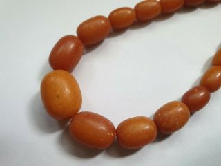 ANTIQUE NATURAL BALTIC AMBER BEADS REAL OLD AMBER 23 grams 老琥珀 (No.  J2) 2