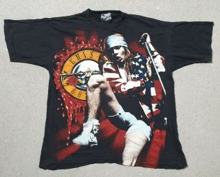 Guns N Roses Shirt Vintage 1993 Use Your Illusion Tour Shirt 2 Sided