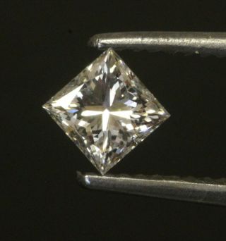 GIA certified loose.  49ct VS2 E princess cut diamond estate vintage 2